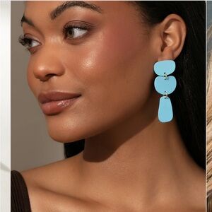 Uncommon James Sky Blue Drop Earrings